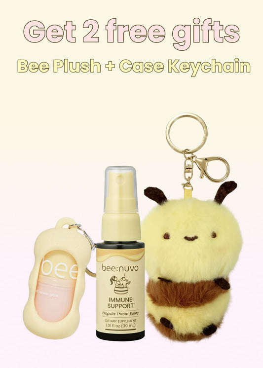 lip butter & propolis keychain set