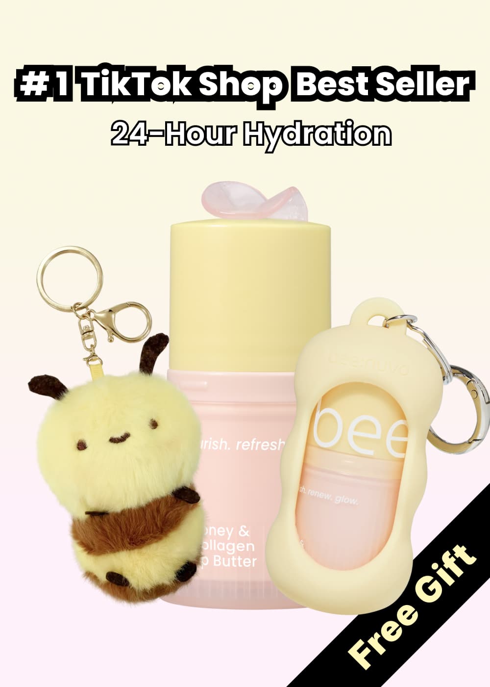 lip butter keychain set